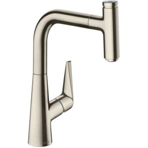 Robinet de cuisine Hansgrohe Talis Select M51 Acier Inoxydable - ComfortZone 300 - Publicité Robinet de cuisine Hansgrohe Talis Select M51 Acier Inoxydable - ComfortZone 300 - Publicité