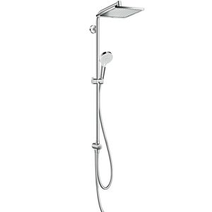 Hansgrohe Crometta E Shower System - Chrome - EcoSmart, 240x240 mm Hansgrohe Crometta E Shower System - Chrome - EcoSmart, 240x240 mm
