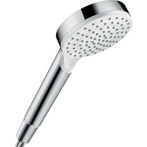 Hansgrohe Crometta Handheld Shower Head - Water-saving, Chrome & White Hansgrohe Crometta Handheld Shower Head - Water-saving, Chrome & White