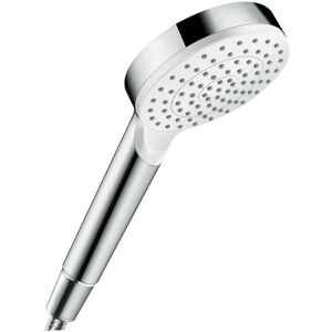 Hansgrohe Crometta 1jet Hand Shower - 100mm, Chrome & White - Hand Shower Hansgrohe Crometta 1jet Hand Shower - 100mm, Chrome & White - Hand Shower