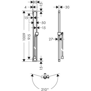 Hansgrohe Axor Citterio E Douchebuis Hansgrohe Axor Citterio E Douchebuis
