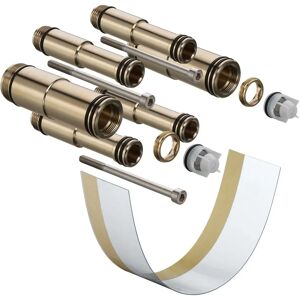 Hansgrohe Axor One Uitbreidingsset - Thermostaatmodule - Chroom Hansgrohe Axor One Uitbreidingsset - Thermostaatmodule - Chroom