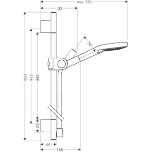Hansgrohe Axor Uno² Juego de Ducha - 3 Modos, 120mm, Bronce Cepillado Hansgrohe Axor Uno² Juego de Ducha - 3 Modos, 120mm, Bronce Cepillado