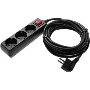 Schwabe Power Strip 3 Stopcontacten 45° Zwart - Kinderveiligheid Schwabe Power Strip 3 Stopcontacten 45° Zwart - Kinderveiligheid