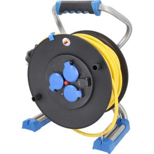 as - Schwabe 22631 Bobine de Câble Jaune - 40m, Résistant aux intempéries as - Schwabe 22631 Bobine de Câble Jaune - 40m, Résistant aux intempéries