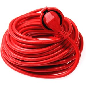 Schwabe 51153 Cordon d’extension - 15m, 16A, Rouge, Intérieur Schwabe 51153 Cordon d’extension - 15m, 16A, Rouge, Intérieur