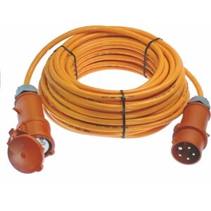 Schwabe 59626 Zware verlengkabel - 10m, Oranje, 32A, IP44 Schwabe 59626 Zware verlengkabel - 10m, Oranje, 32A, IP44