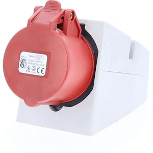 Schwabe 60430 Wall Socket - 5-pole, 400V, White Schwabe 60430 Wall Socket - 5-pole, 400V, White