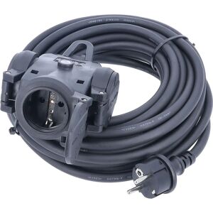 Schwabe 3-Weg Rubber Verlengkabel - Energie, 10m Schwabe 3-Weg Rubber Verlengkabel - Energie, 10m