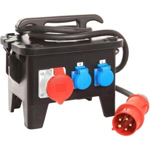 Caja de distribución de energía AS Schwabe M4 - Caucho sólido, 400V, 32A Caja de distribución de energía AS Schwabe M4 - Caucho sólido, 400V, 32A