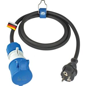 AS-Schwabe powerlight CEE adapterkabel / hoekkoppeling 1,5 m AS-Schwabe powerlight CEE adapterkabel / hoekkoppeling 1,5 m