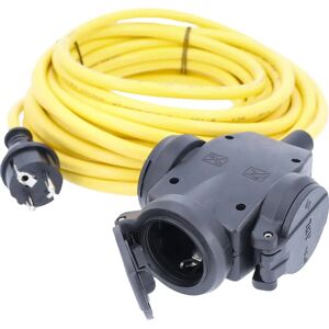 Schwabe 3-Outlet Full Rubber Distributor - 10m IP44 Schwabe 3-Outlet Full Rubber Distributor - 10m IP44