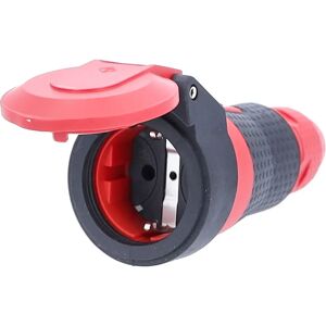 AS Schwabe 62243 Stopcontact - IP54, 230V, Rood/Zwart AS Schwabe 62243 Stopcontact - IP54, 230V, Rood/Zwart