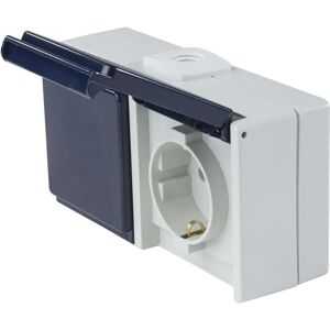 Schwabe Wandsteckdose - IP54 Wasserfest 2-Fach Outlet - Deutschland Schwabe Wandsteckdose - IP54 Wasserfest 2-Fach Outlet - Deutschland