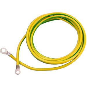 Schwabe Grounding Cable - 3m Yellow/Green - H07V-K 16mm - Grounding Cable for Construction Schwabe Grounding Cable - 3m Yellow/Green - H07V-K 16mm - Grounding Cable for Construction