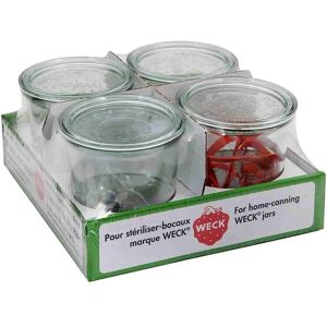 Ensemble de Jars Weck - 500ml - Bouche Ronde - Conservation Alimentaire - Publicité Ensemble de Jars Weck - 500ml - Bouche Ronde - Conservation Alimentaire - Publicité