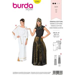 Burda Romeins & Egyptisch Kostuum - Satijn & Jersey - Eenvoudig te Maken Burda Romeins & Egyptisch Kostuum - Satijn & Jersey - Eenvoudig te Maken