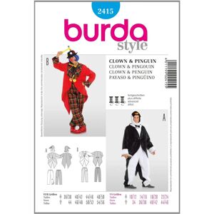 Burda B2415 Kostuumpatroon - Pinguïn & Clown Burda B2415 Kostuumpatroon - Pinguïn & Clown
