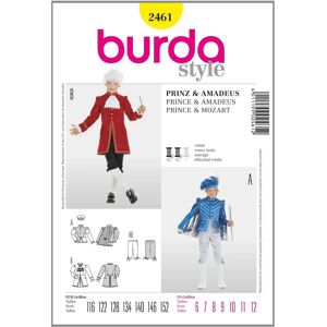 Burda Barnprins och Mozart-kostym - Storlekar 116-152 cm Burda Barnprins och Mozart-kostym - Storlekar 116-152 cm