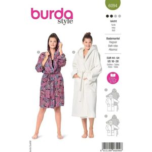 Burda Model 6094 - Hooded Robe Pattern with Pockets - Sewing Pattern Burda Model 6094 - Hooded Robe Pattern with Pockets - Sewing Pattern