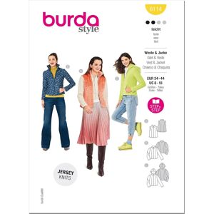 Burda Model 6114 - Sewing Pattern for Vest & Jacket Burda Model 6114 - Sewing Pattern for Vest & Jacket