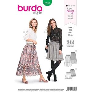 Burda Paper Sewing Pattern 6357 - Clothing Pattern for Skirt and Dress Burda Paper Sewing Pattern 6357 - Clothing Pattern for Skirt and Dress