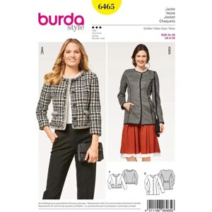 Burda 6465 Pattern - Unisex Bouclé Jacket - Advanced Burda 6465 Pattern - Unisex Bouclé Jacket - Advanced