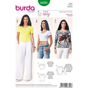 Patron Burda 6820 - T-shirt & Chemise - Couture jersey facile Patron Burda 6820 - T-shirt & Chemise - Couture jersey facile
