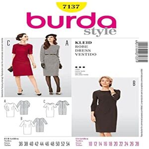 Burda Model 7137 Jurk - Variaties Burda Model 7137 Jurk - Variaties