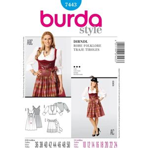 Burda 7443 Sewing Pattern - Sizes 36-50 Burda 7443 Sewing Pattern - Sizes 36-50