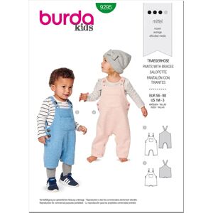 Burda 9295 Baby & Kids Sewing Pattern - Dungarees Burda 9295 Baby & Kids Sewing Pattern - Dungarees