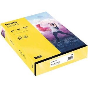 Papier Copie Jaune Tecno A3 - 80 g/m², 500 Feuilles - Publicité Papier Copie Jaune Tecno A3 - 80 g/m², 500 Feuilles - Publicité