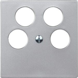 Merten 295360 Plaque Murale - Capot Prise Antenne Aluminium - Publicité Merten 295360 Plaque Murale - Capot Prise Antenne Aluminium - Publicité