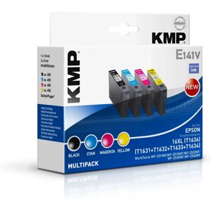 KMP E141V - Blækpatroner - Sort, Cyan, Magenta, Gul - Epson WF Serie KMP E141V - Blækpatroner - Sort, Cyan, Magenta, Gul - Epson WF Serie