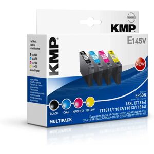 KMP E145V Inktcartridge - 4-Color Pack - Compatibel met Epson 18XL KMP E145V Inktcartridge - 4-Color Pack - Compatibel met Epson 18XL