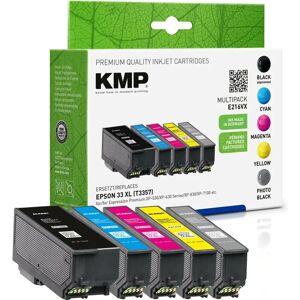 KMP 1633,4055 blækpatroner - Høj kapacitet (XL) sort, cyan, magenta, gul KMP 1633,4055 blækpatroner - Høj kapacitet (XL) sort, cyan, magenta, gul
