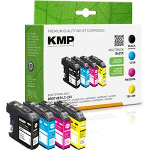 KMP B62VX Inktcartridge 4-Pack - Compatibel Zwart Cyaan Magenta Geel KMP B62VX Inktcartridge 4-Pack - Compatibel Zwart Cyaan Magenta Geel