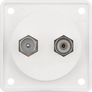 Berker 945612502 Presa IEC Bianca - Antenna TV/Radio Berker 945612502 Presa IEC Bianca - Antenna TV/Radio