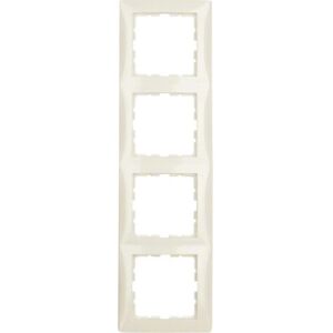 Hager 10148982 Plaque murale blanche - 4 modules - Capot d'interrupteur - Publicité Hager 10148982 Plaque murale blanche - 4 modules - Capot d'interrupteur - Publicité