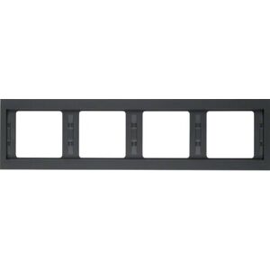 Hager 13837006 Steckdose - Anthrazit, 4-fach Hager 13837006 Steckdose - Anthrazit, 4-fach