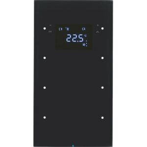 Hager 75643055 Glass Black Light Switch Hager 75643055 Glass Black Light Switch