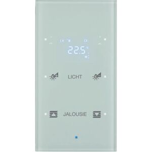 Hager 75642130 Capteur en verre 2 voies Blanc polaire - Interrupteur lumineux - Publicité Hager 75642130 Capteur en verre 2 voies Blanc polaire - Interrupteur lumineux - Publicité