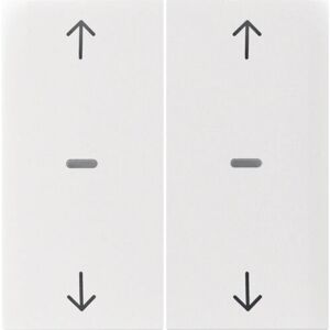 Berker 80961389 Wandplate - Schalterabdeckung - IP20 - Weiß Berker 80961389 Wandplate - Schalterabdeckung - IP20 - Weiß