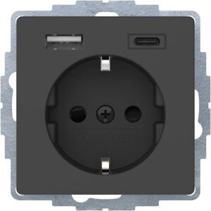 Berker 48046086 Anthrazit Steckdose mit USB Berker 48046086 Anthrazit Steckdose mit USB