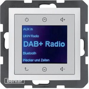 Berker BERK Radio Touch - Radio numérique DAB+ Weiss - Publicité Berker BERK Radio Touch - Radio numérique DAB+ Weiss - Publicité