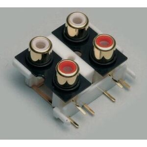 BKL Electronic 072384 Adaptateur RCA femelle Blanc BKL Electronic 072384 Adaptateur RCA femelle Blanc