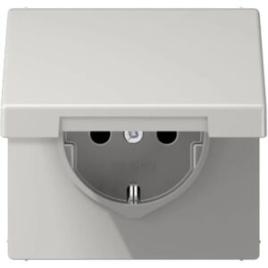 Jung LS1520KLLG - Hellgraue Schuko-Steckdose - 16A 250V, Glänzend Jung LS1520KLLG - Hellgraue Schuko-Steckdose - 16A 250V, Glänzend