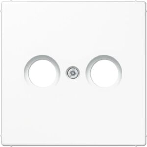 JUNG LS990TVWW Alpine White Antenna Socket Plate JUNG LS990TVWW Alpine White Antenna Socket Plate