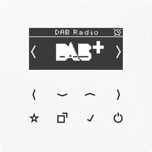 Radio inteligente Jung DAB+ Blanco - Radio digital - UKW, DAB+ Radio inteligente Jung DAB+ Blanco - Radio digital - UKW, DAB+