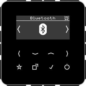 JUNG Smart Radio DABCDBTSW DAB+ Bluetooth - Radio Numérique Noir JUNG Smart Radio DABCDBTSW DAB+ Bluetooth - Radio Numérique Noir